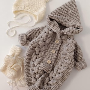 Crochet Button Baby Romper: Kids Spring Knit Jumper