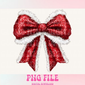 Kokette Weihnachten png, Kokette Bogen Png, Weihnachtssublimation, Trending png, Retro Feiertage png, Feiertagsstimmung png, Girly Weihnachten