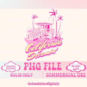 Summer png,California png,Retro Summer Sublimation Beach png Aesthetic Summer Trendy Summer Png Sublimation
