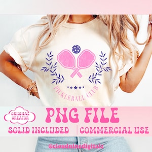 Pickleball Png Social Club Png Pickleball Design Pickleball player Cocktail png Girls Club PNG Trendy Shirt Design