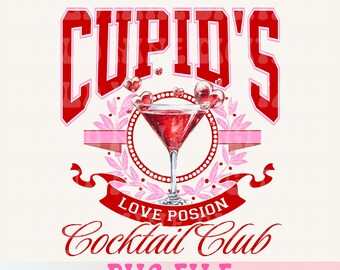 Cupids Cocktail Club png,Retro valentines png,Valentine png,Self love png,Cupid png,Single,Cocktail Png,Trendy png,Love png,Heart Candy png,