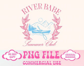 Summer png,River babe png,River png,Social Club png,Beach Babe png,Lake Life png,Beach png,Beach vibes png,Trendy Summer Png