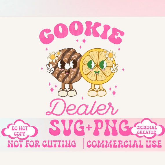 Cookie Club Svg,scout Cookie Dealer Svg,cookie Mom,retro Png