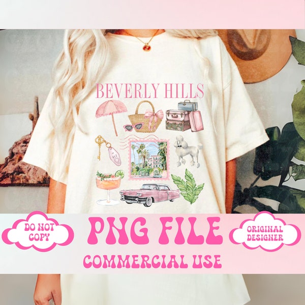 Beverly Hills,Bachelorette,los angeles,Girls Trip png,Aesthetic,Coquette,lets go girls,Country Club,Preppy png,Trendy Shirt Design