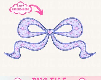 Patch Pattern Bow,Coquette,Faux Embroidery,Chinoiserie,Bow,Mama,Spring png,Floral Bow,Aesthetic,Trendy Mom,Boho png,Girl Mom