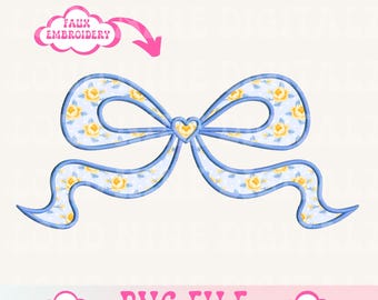 Patch Pattern Bow,Coquette,Faux Embroidery,Chinoiserie,Bow,Mama,Spring png,Floral Bow,Aesthetic,Trendy Mom,Boho png,Girl Mom