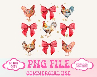 Kerstverlichting kip png, kerstmis boerderijdieren png, grappige kippenliefhebber xmas png, coquette, kerstmis png, sweater dames kip kip