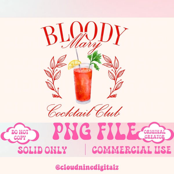 Bloody Mary Cocktail Club Png Cocktail png Social Club Png Girls Club PNG Cocktail PNG Bachelorette Design Trendy Shirt Design Bride png