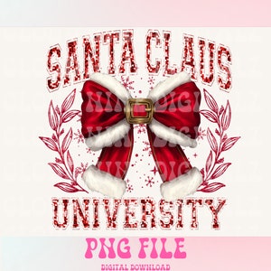 Kokette Weihnachten png, Kokette Bogen Png, Weihnachtssublimation, Trending png, Retro Feiertage png, Feiertagsstimmung png, Girly Weihnachten
