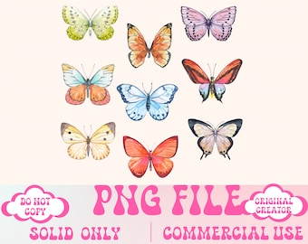 Butterflies PNG,Boho Butterfly,Spring pngRetro Butterfly,Boho Floral,Boho png,Floral png,Sublimation png Design,flowers png