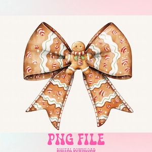 Kokette Weihnachten png, Kokette Bogen Png, Weihnachtssublimation, Trending png, Retro Feiertage png, Feiertagsstimmung png, Girly Weihnachten