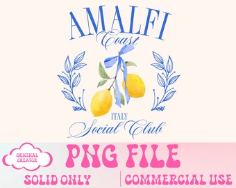 Amalfi Coast Social Club Png Capri Italy png,Lemon png,Cherry png,Lemon Tree Aperol Spritz png Bachelorette png Summer png,Bride png