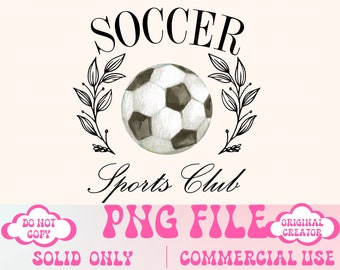 Soccer Sports Club png,Trendy Soccer png,Retro Soccer png,Soccer shirt design,Soccer png,Sublimation design,sports png