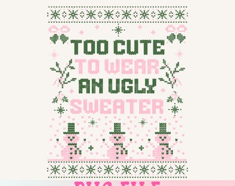 Kerst png, lelijke trui png, retro kerst png vintage kerstman png, grappige kerst png, digitale download, kerstsublimatieontwerp