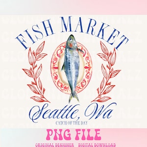 Fish Market,Fisherman Aesthetic,Fisherman core,Fisherman Shirt Design,Sardines,Design,Tinned Sardines,Summer png,Ocean png,Seattle png