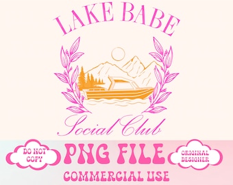 Summer png,Lake Babe png,Social Club png,Beach Babe png,Lake Life png,Beach png,Beach vibes png,Aesthetic Summer,Trendy Summer Png