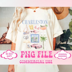 Charleston,Bachelorette,South Carolina,Girls Trip png,Aesthetic,Coquette,Charleston Art,Country Club,Preppy png,Trendy Shirt Design