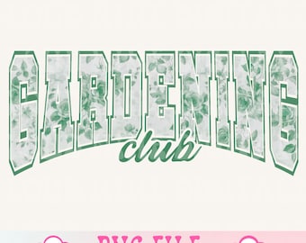 Gardening Social Club png,garden girl,Crazy Plant Lady Png,Plant Lover Png,Gardener Png,Boho Floral png,Gardening Png,Farmer Png