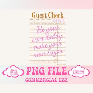 Guest Check png,Boss Babe png,Cocktail Club Png,Adult Humor png,Funny png,Sarcastic,Mental Health,Girls Trip png,Summer png design
