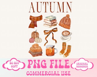 Png de otoño, Png floral de otoño, diseño de otoño de moda, png de especias de calabaza, diseño de otoño, coqueta, png estético, sublimación de otoño, parche de calabaza png