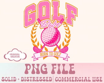 Golf PNG Girl Sports Png,Trendy PNG Preppy Png,Cart Girl,Golf Babe,Golf Balls,Retro png Sublimation Design T-Shirt Design Football PNG