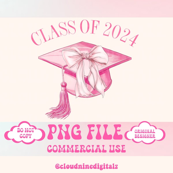 Coquette,Senior 2024 PNG,Pink Bow png,Senior 2024 png,Class of 2024 png,Graduation 2024 png,High School Shirt png,University png,Grad png
