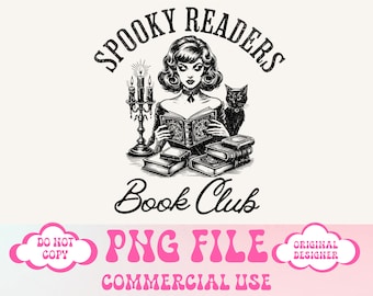 Halloween Png,Spooky season png,Retro Halloween png,Witchy Halloween png,book png,Bookish Design,Skeleton png,Vintage PNG,Fall Png