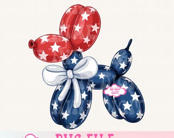 Coquette 4th Of July Png,4th Balloon Dog,America png,American Girly Png,America PNG,country july png,4th of July png,Fourth Of July PNG