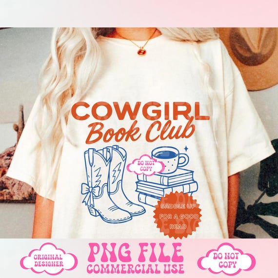 Book Png,Bookish design,Aesthetic Png,Cowgirls Read,Book lover png,Introverted Reader design,Bookish Shirt Design,Retro Book png,Coffee png