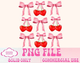 Coquette Bow,Cherry png,Soft Girl Era png,Pink Bow,Aesthetic Png,Girlie Png,Valentine png,Vday png,Social Club png,coquette shirt design