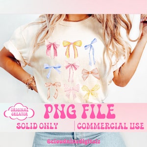 Bow Collage Png,Pink Bow,Coquette,Cherry png,Soft Girl Era png,Aesthetic Png,Ribbon,Vday png,Social Club png,coquette shirt design