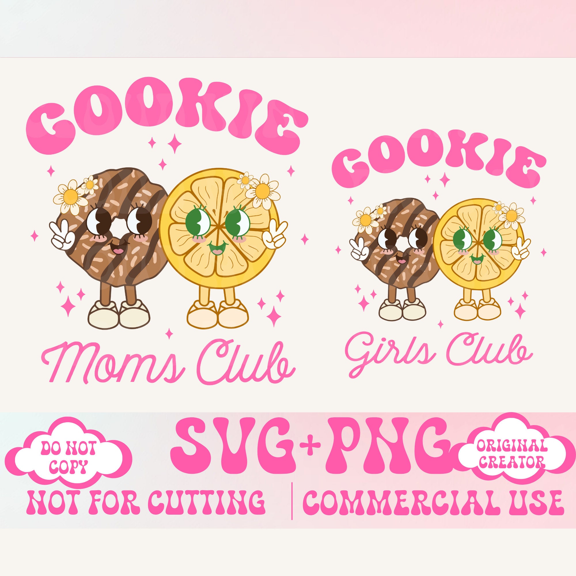 Cookie Club Svg,scout Cookie Dealer Svg,cookie Mom,retro Png