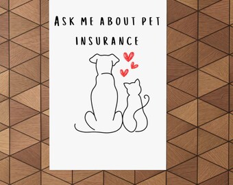 Tierschutzagenten Poster 24x36 zoll für Makler