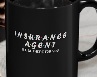 11 Unzen schwarzer Becher