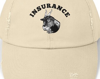 Sicherheitsagent Ziege Unisex Distressed Cap