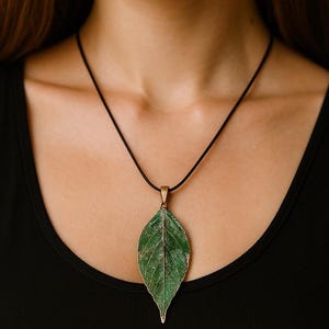 Copper Necklace – Real Kentucky Dogwood Leaf Electroform – Handcrafted Botanical Pendant – Gift for Her – Woodland Jewelry