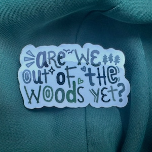raus aus dem Wald Sticker