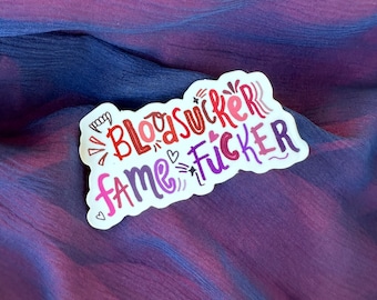 etiqueta engomada del vampiro