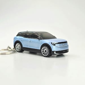 Handmade Keyring made from a Matchbox 2024 Ford Explorer BEV diecast (1:64th scale)
