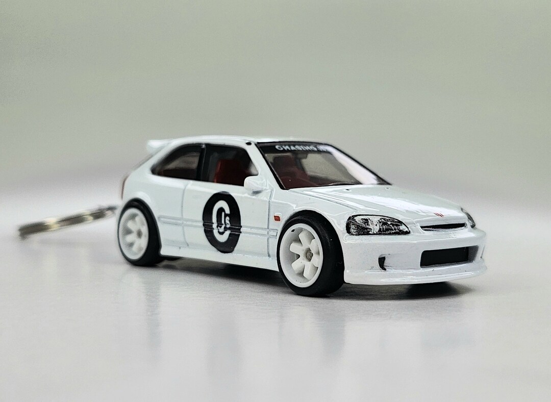 Custom Hotwheels 1999 Honda Civic Type R (EK9) Cabled Keyring! - Etsy