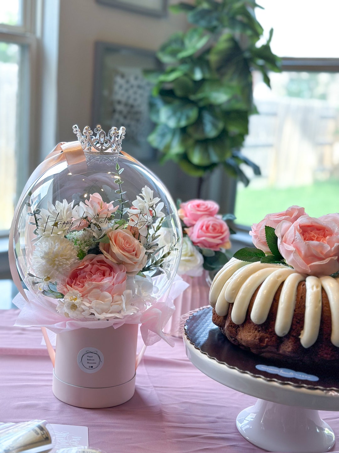 Flower Balloon/birthday, Anniversary,special Occasions, Custom Flower