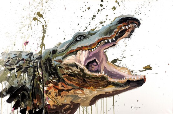 &#8220;Alligator&#8221; Fine Art Print