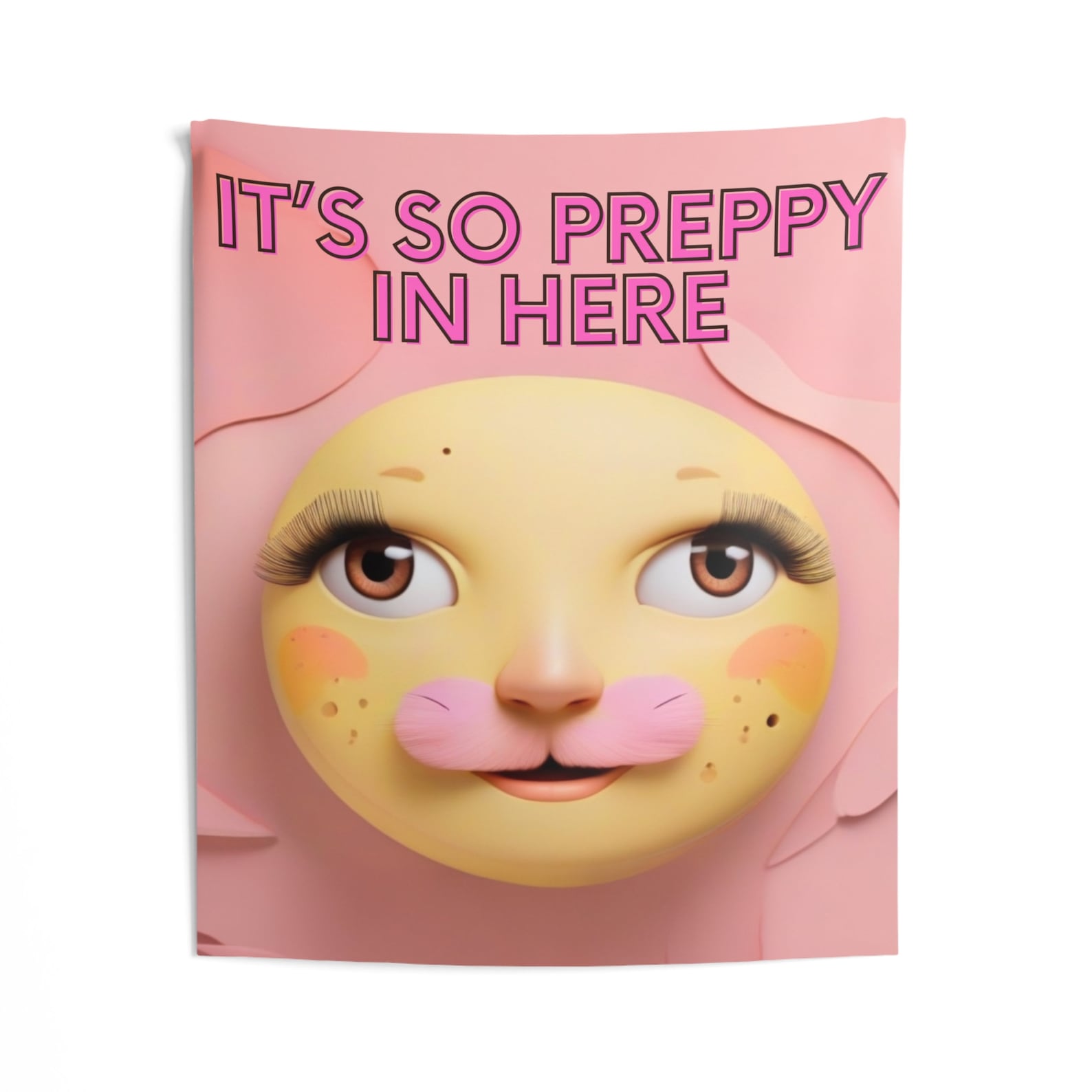 So Preppy in Here Wall Art, Meme Tapestry, Preppy Poster, Funny Wall