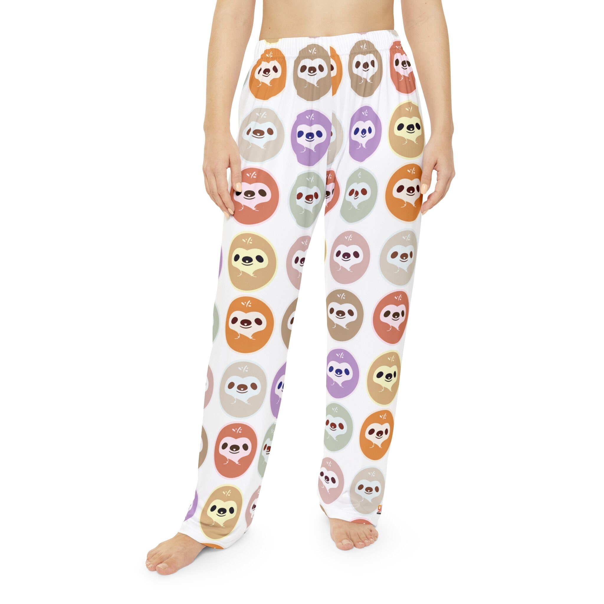 Sloth Pajama Pants Etsy Canada