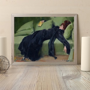 Fainting couch hot sale painting