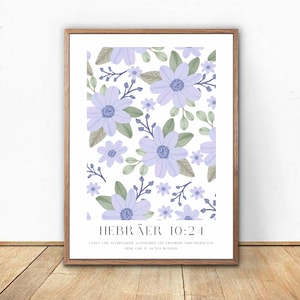 Hebrews 10:24 - Modern Bible art for your home