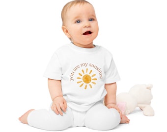 You are my sunshine - baby clothes with sun motif