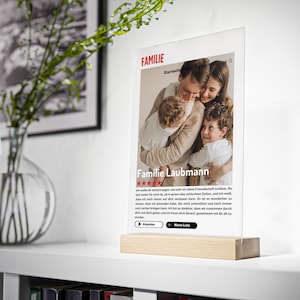 Netflix Startseite | Familien cover |Personalisiertes Netflix-inspiriertes Kunstwerk |