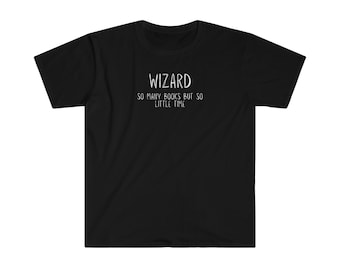 Tantos libros pero tan poco tiempo / Wizard / D&D / RPG Gamer Gift / Witty T-shirt / Character Class / Dungeons and Dragons / Kritical Kitty