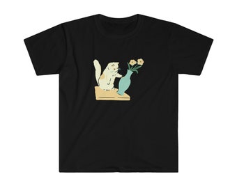 I Didn't Do It Shirt | Cute Cat Shirt | Shirt for Cat Lovers | Cat T-Shirt | Two Sided Tee | Funny Cat Shirt | Graphic Tee | Kritical Kitty